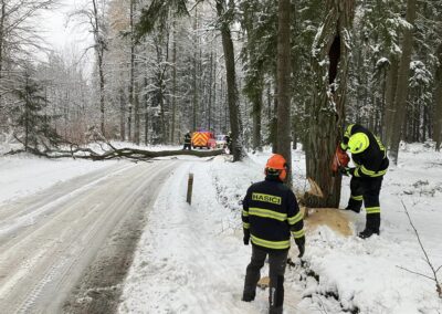 Odborná příprava hasičů – motorová pila