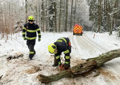 Odborná příprava hasičů – motorová pila