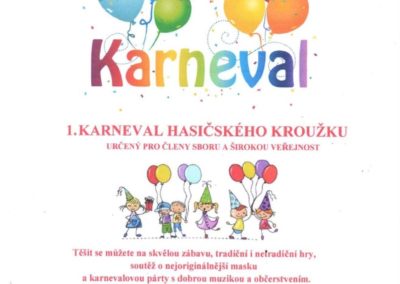 1. Karneval hasičského kroužku – 26.2.2024