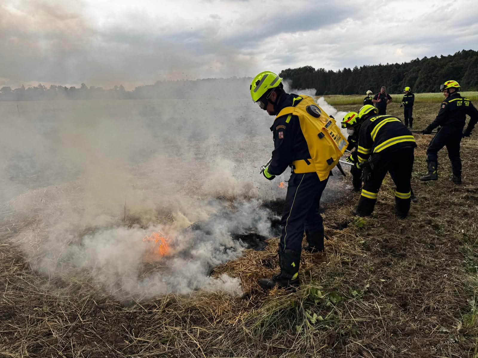Výcvik hašení pozemních přírodních požárů